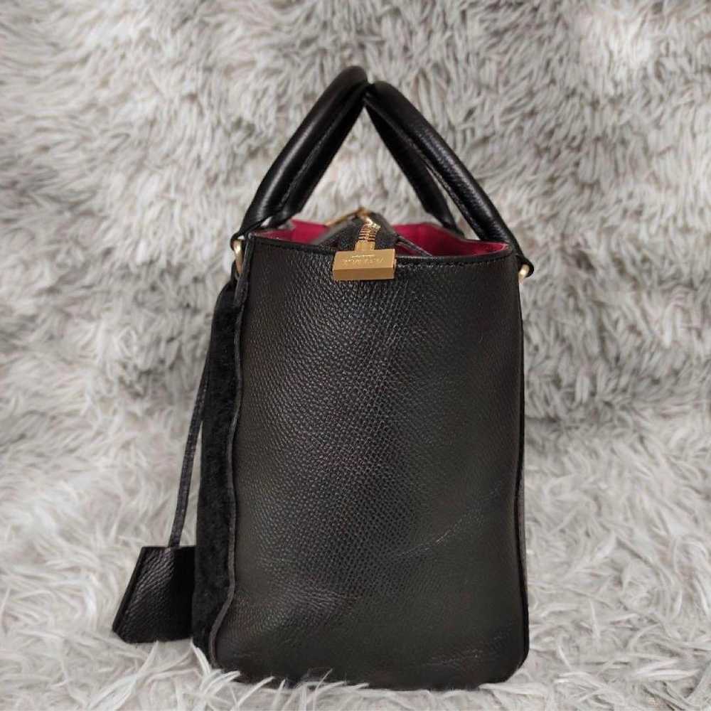 ADMJ 2way Handbag Shoulder Bag Shearling Leather - image 5