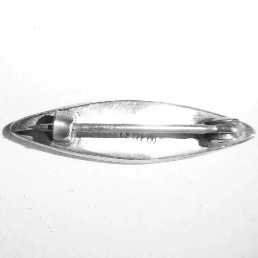 Mother of Pearl Sterling Petite Bar Pin - image 8