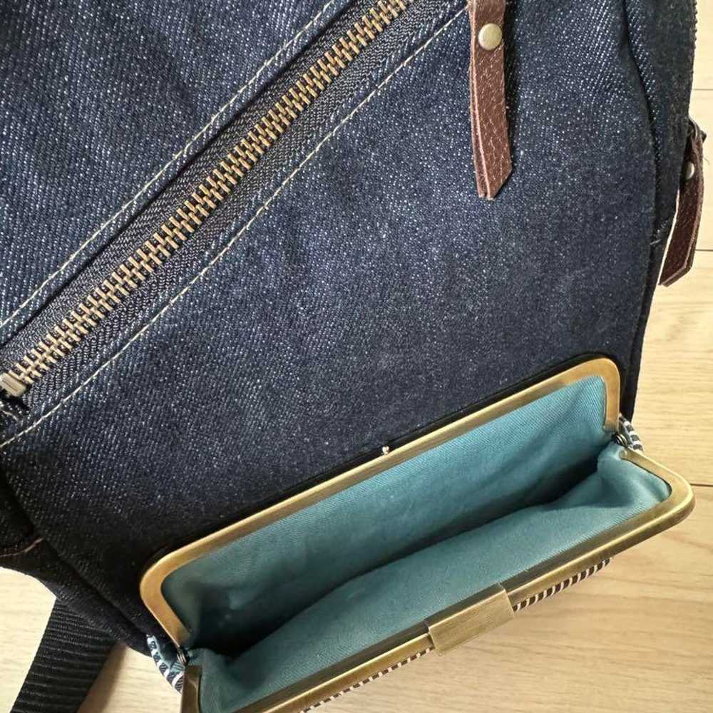 Ayanokoji's denim x hickory clasp body bag. - image 5