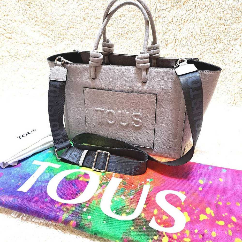 【Unused Class】TOUS 2WAY Tote Bag Women's Bag with… - image 2