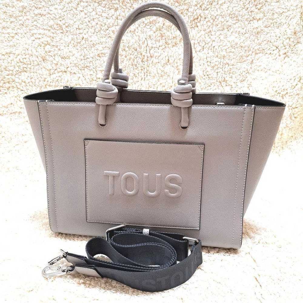 【Unused Class】TOUS 2WAY Tote Bag Women's Bag with… - image 4