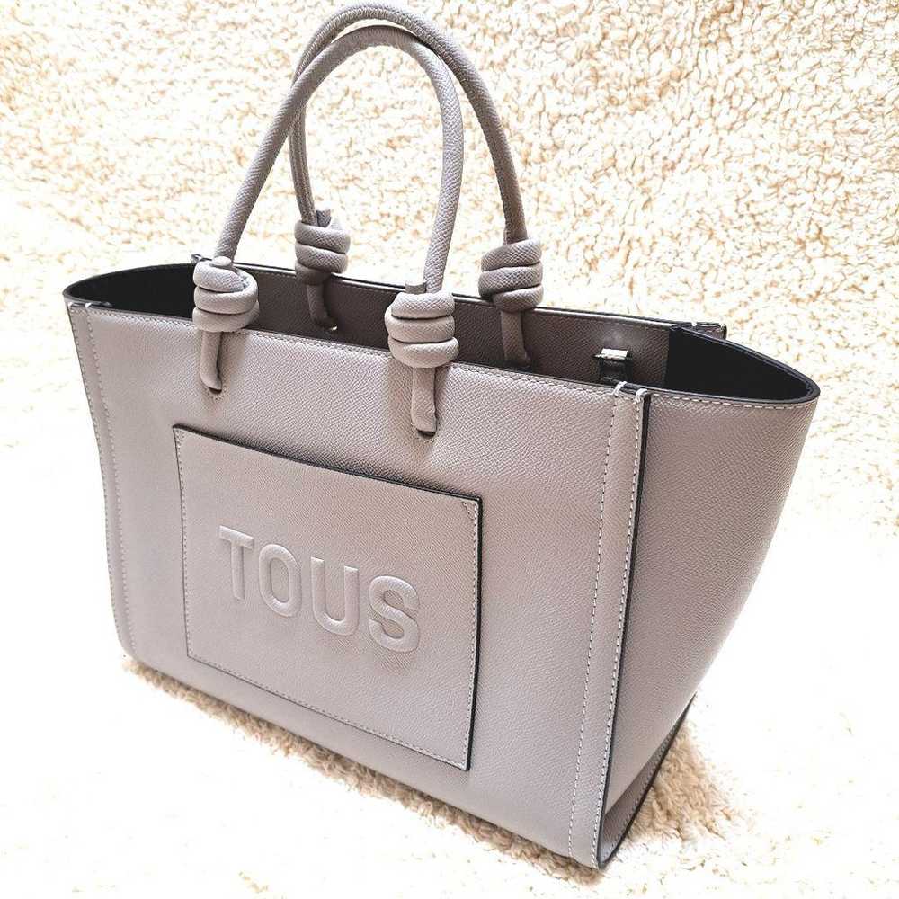 【Unused Class】TOUS 2WAY Tote Bag Women's Bag with… - image 5