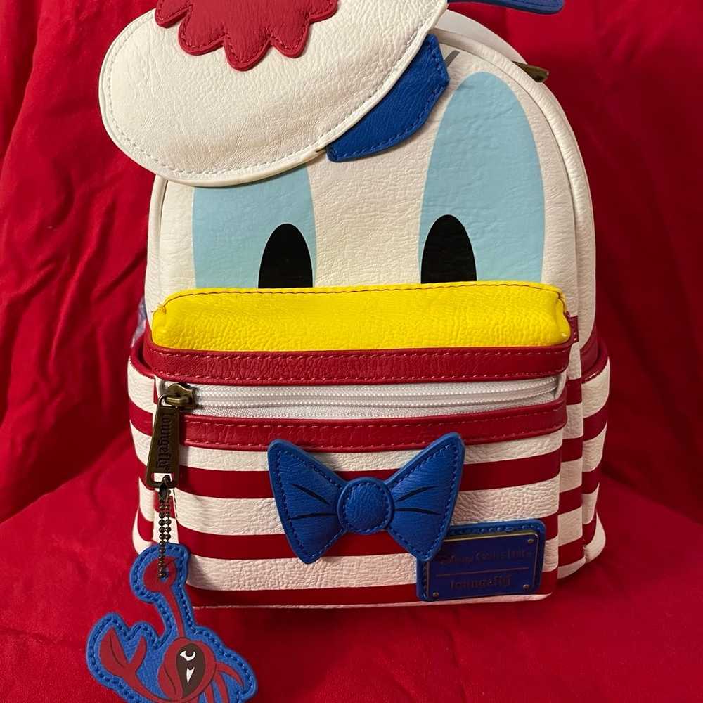 Disney Loungefly Donald Duck Cruise Line Backpack - image 1