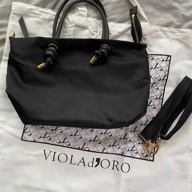 Viola d'oro not handle nylon tote - image 1