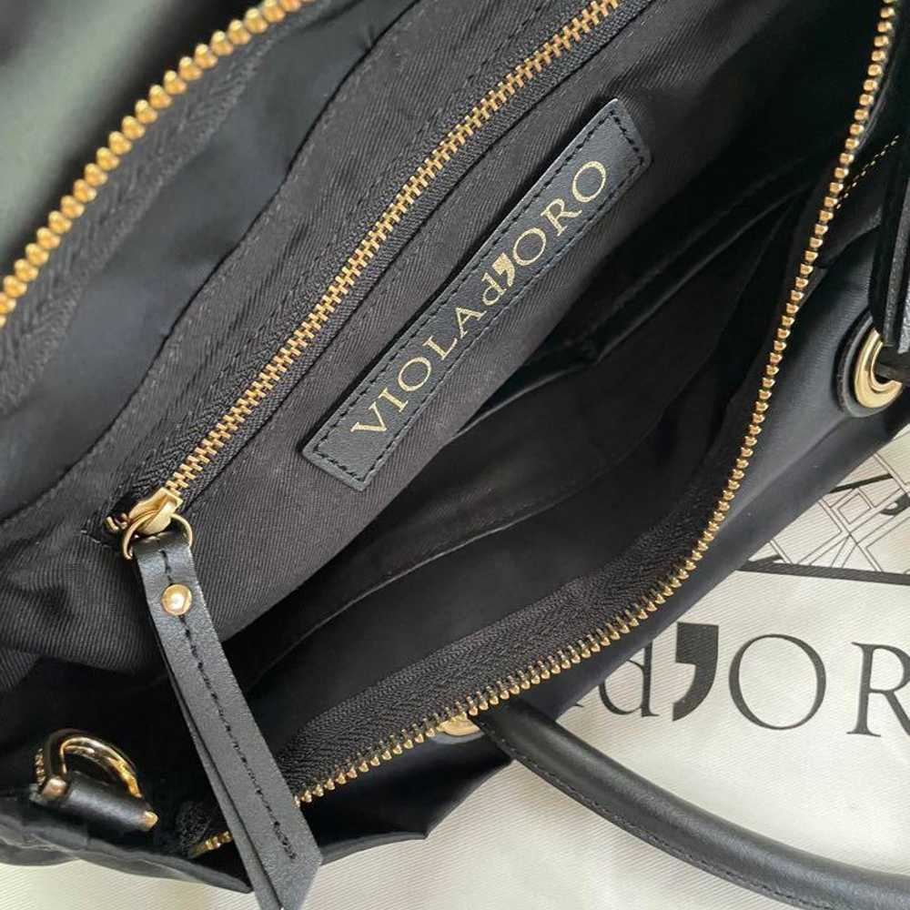 Viola d'oro not handle nylon tote - image 2