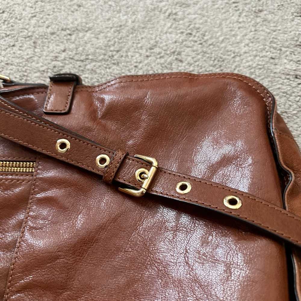 Michael Kors Leather Zipper Leather Crossbody - image 5