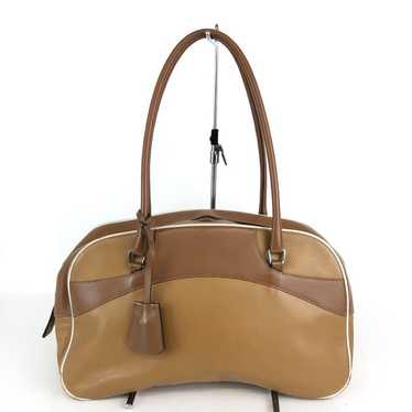 PRADA beige handbag for women, branded.