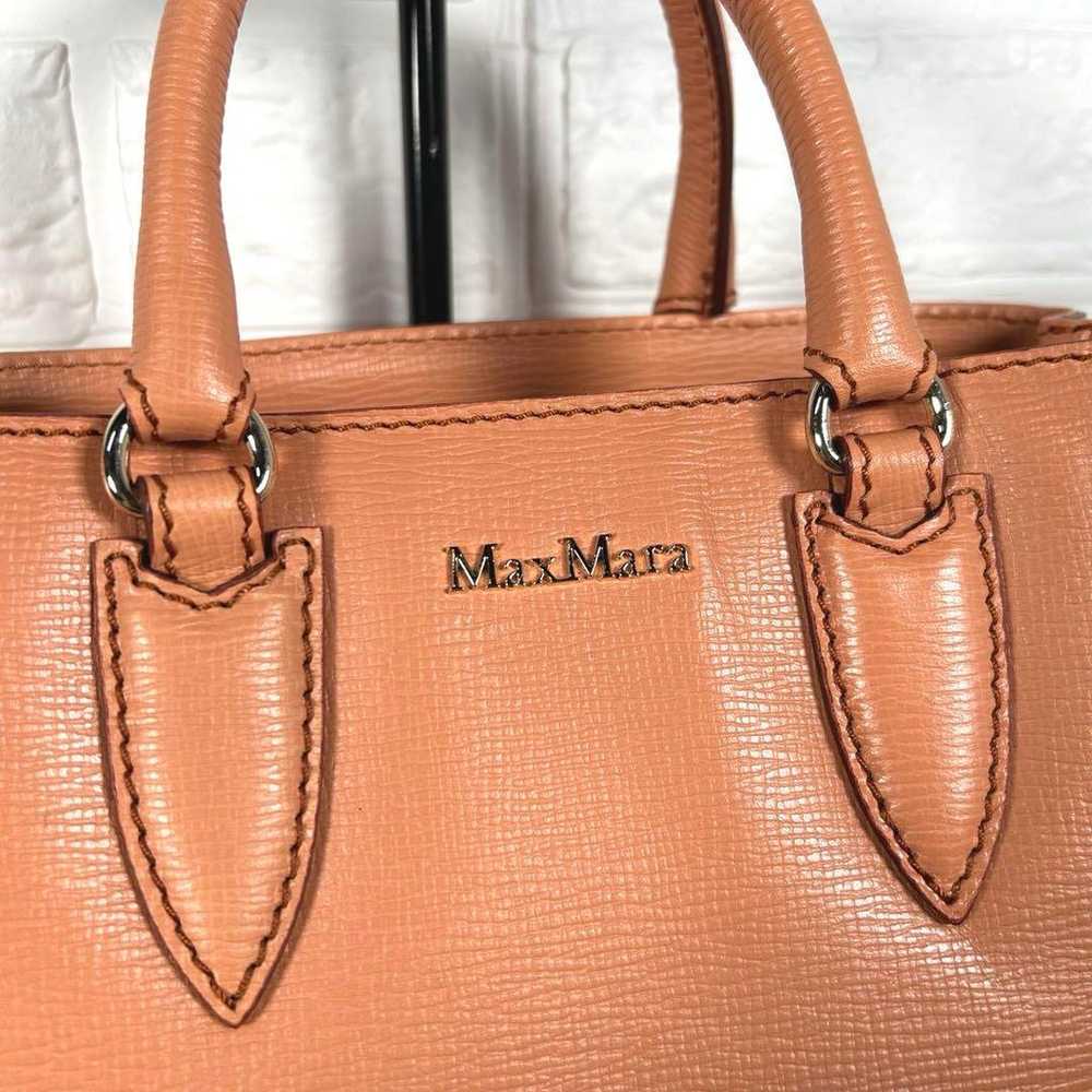 《High-quality ✨Rare》MAX MARA Leather Shoulder Bag… - image 5