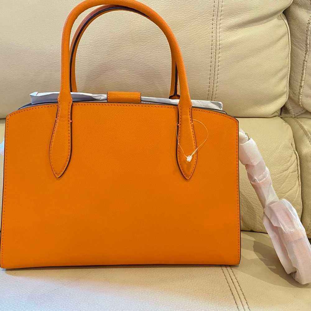 NEW Kate Spade New York Voyage Orange Grain Textu… - image 6