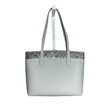 Kate Spade New York Flash Glitter Grey Tote EUC