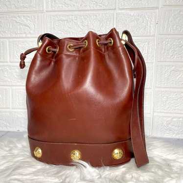 Salvatore Ferragamo shoulder bag drawstring brown 