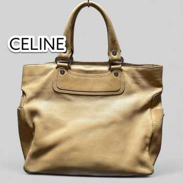 CELINE All Leather Tote Bag