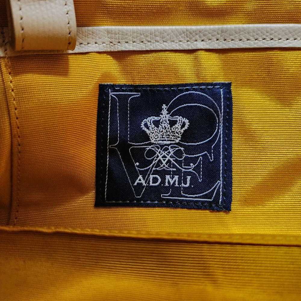 【Unused】A.D.M.J Leather Handbag with Card Holder … - image 12