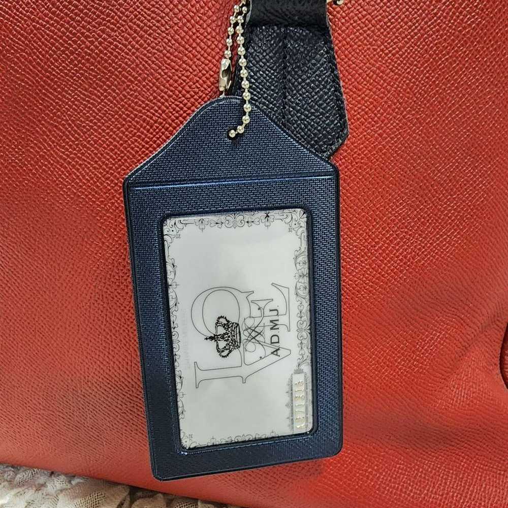 【Unused】A.D.M.J Leather Handbag with Card Holder … - image 3