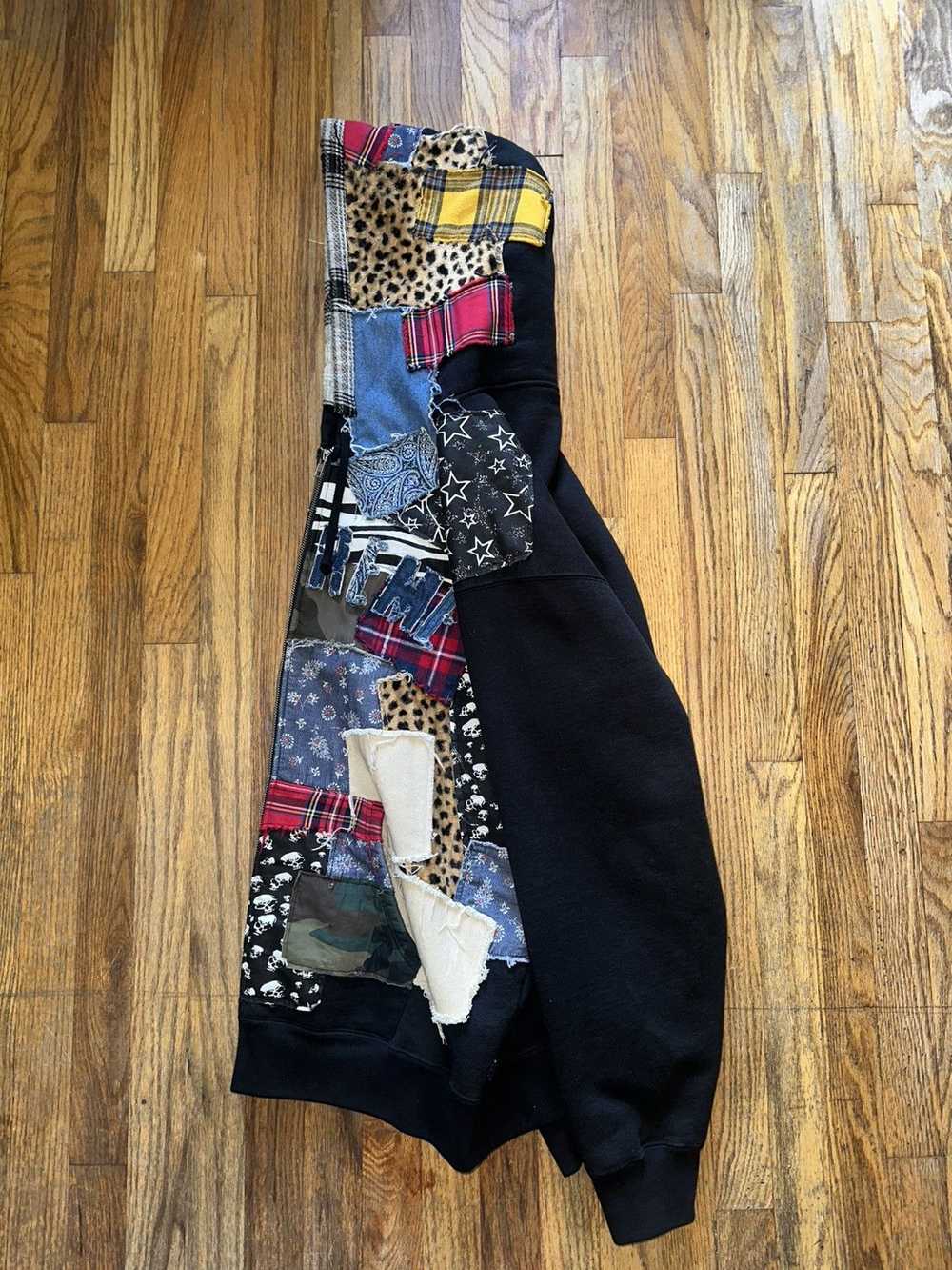 Supreme Supreme Patchwork Zip Up Hooded Sweatshirt - image 3