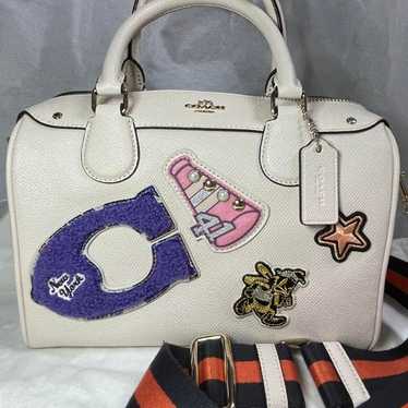 COACH Mini Bennett Wappen White 2way Bag