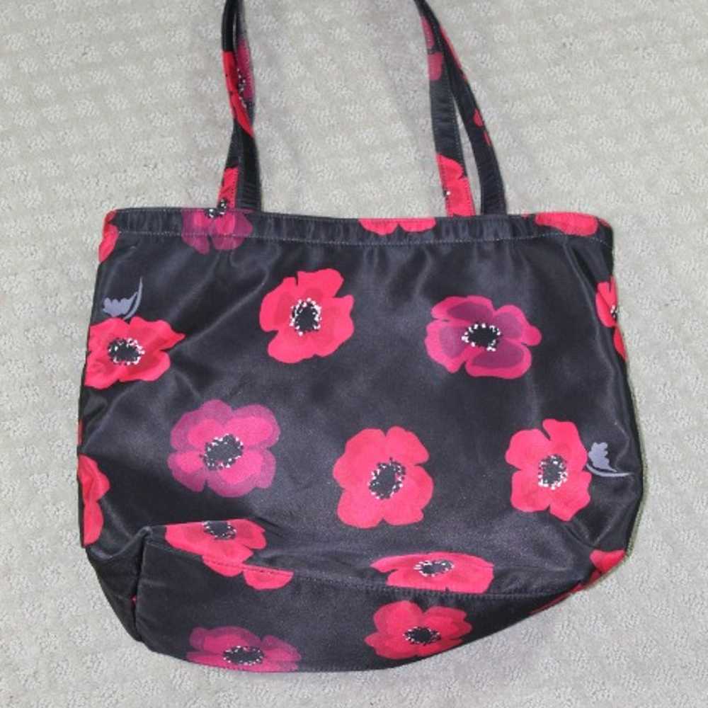 Kate Spade Red and Black 15x14x5 Poppy Bow Tote B… - image 3