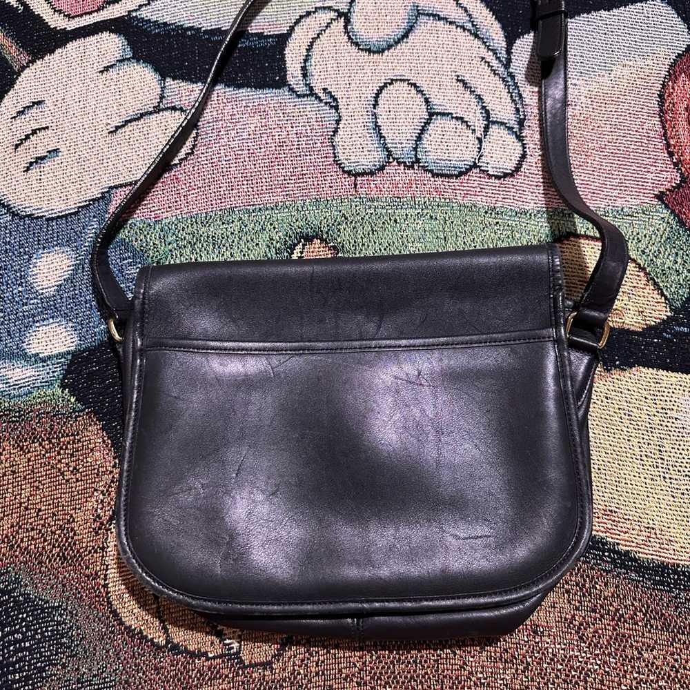 Vintage Coach City Black Crossbody Bag - image 5