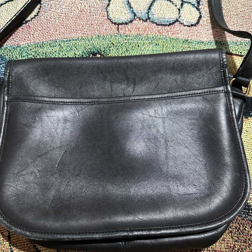 Vintage Coach City Black Crossbody Bag - image 6