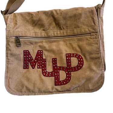 Mudd Vintage Y2K 90's Brown Corduroy Shoulder Mes… - image 1