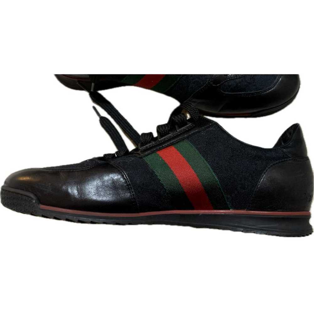 Gucci Leather low trainers - image 4