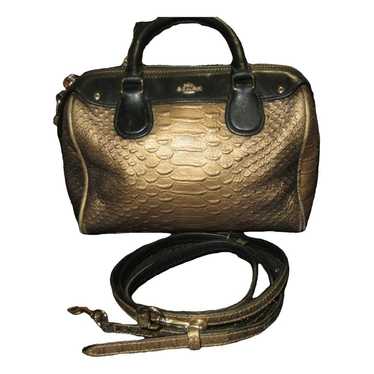 Coach Mercer satchel 24 python satchel