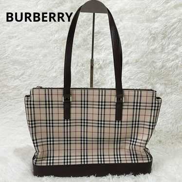 BURBERRY Nova Check Tote Bag.