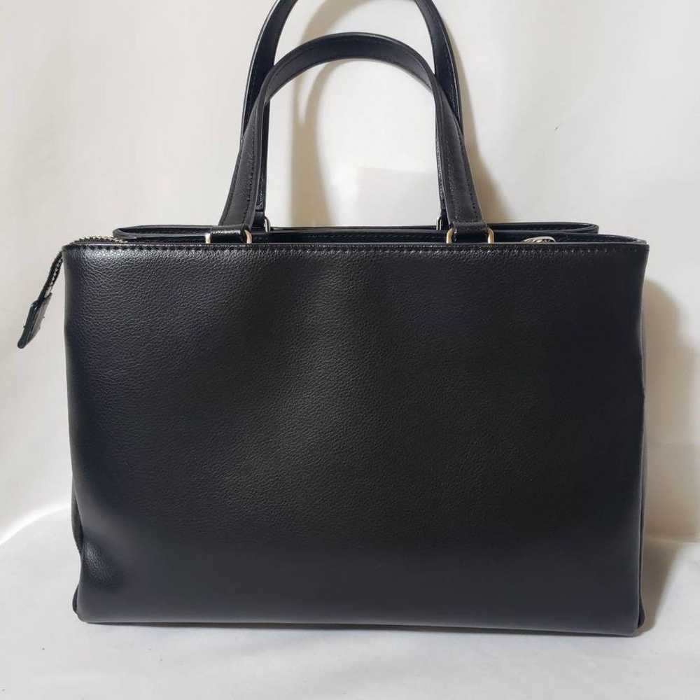 Brand new Agnes b. black leather handbag 2way - image 3