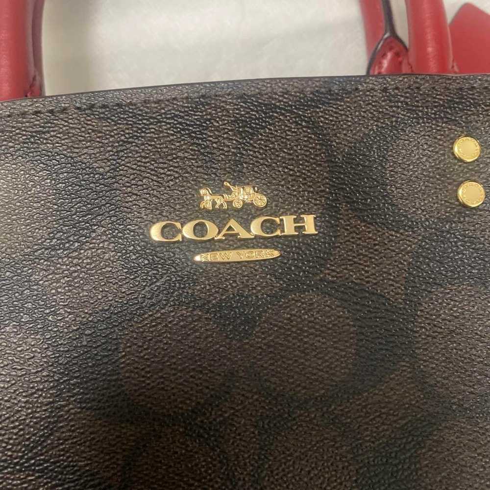 COACH 2-way handbag shoulder bag. - image 2