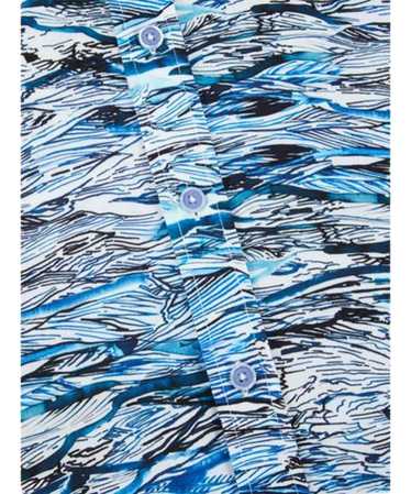 Robert Graham Blue White abstract waves