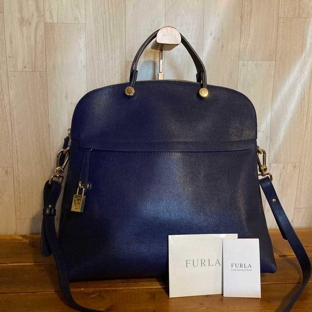 【Excellent Condition】FURLA Piper L 2WAY A4 Storag… - image 2