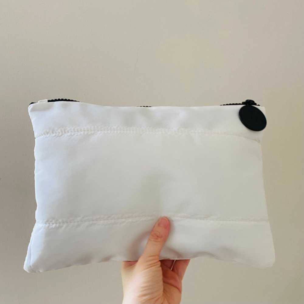 Brand New Chanel White Puffy Padded Makeup Pouch/… - image 6