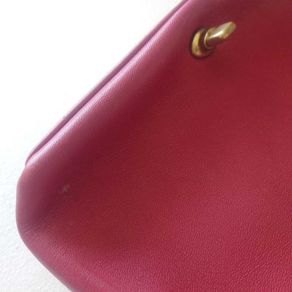 Old Coach Red Coach Grab Tan Leather Shoulder Bag… - image 3