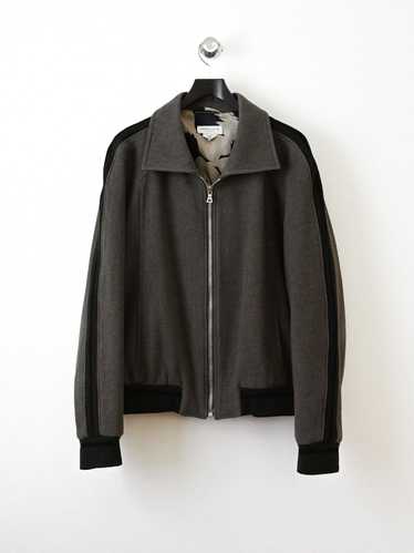 Dries Van Noten Herringbone Wool Striped Bomber Ja