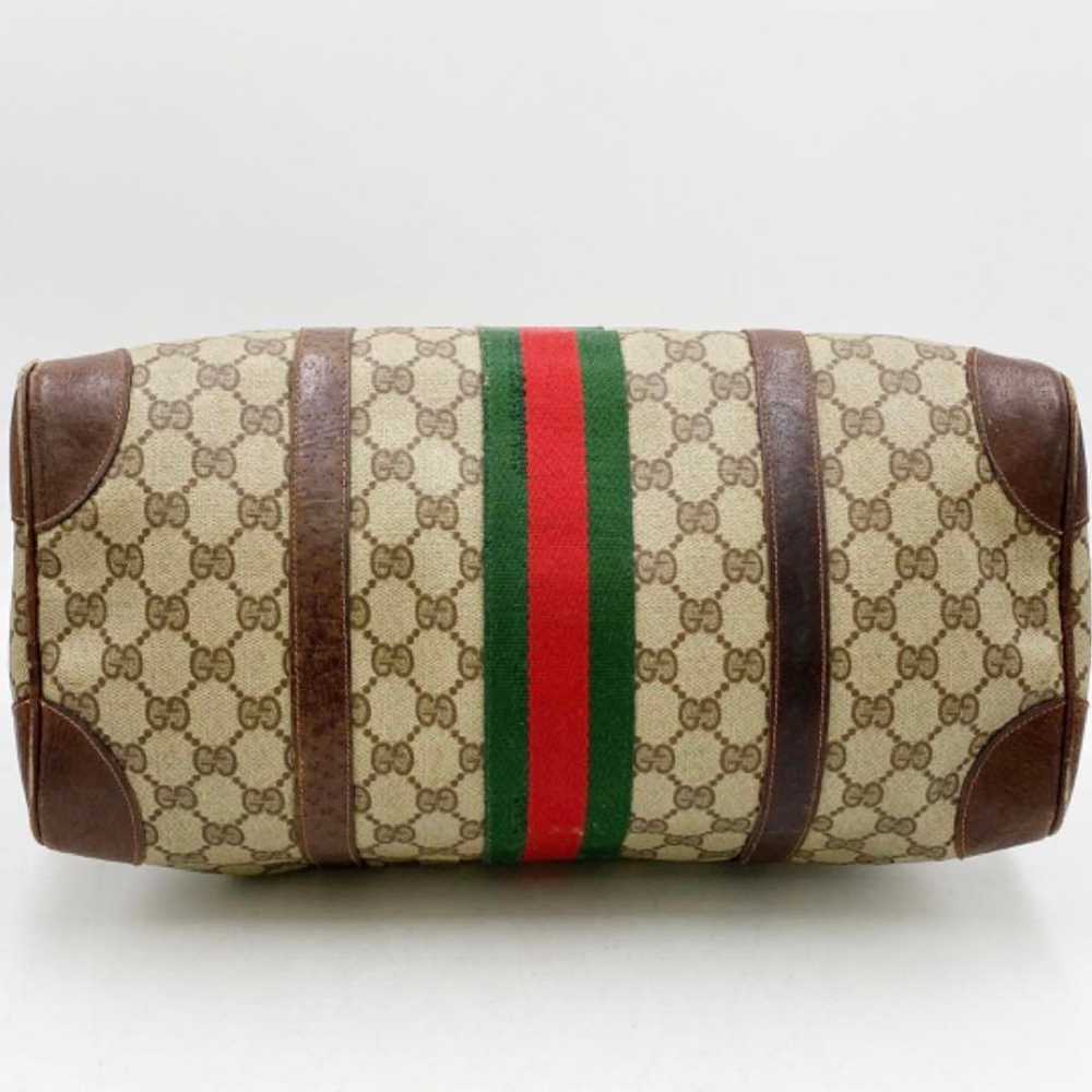 GUCCI ✨Old Gucci Sherry GG Boston Bag Handbag - image 3