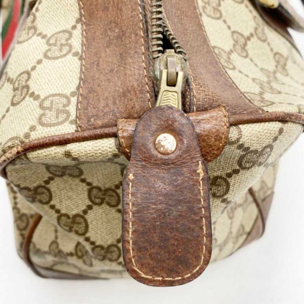 GUCCI ✨Old Gucci Sherry GG Boston Bag Handbag - image 7