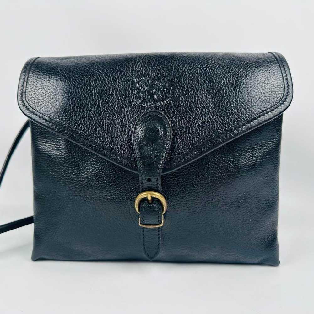 Il Bisonte Shoulder Bag Flap All Leather Sacoche … - image 2