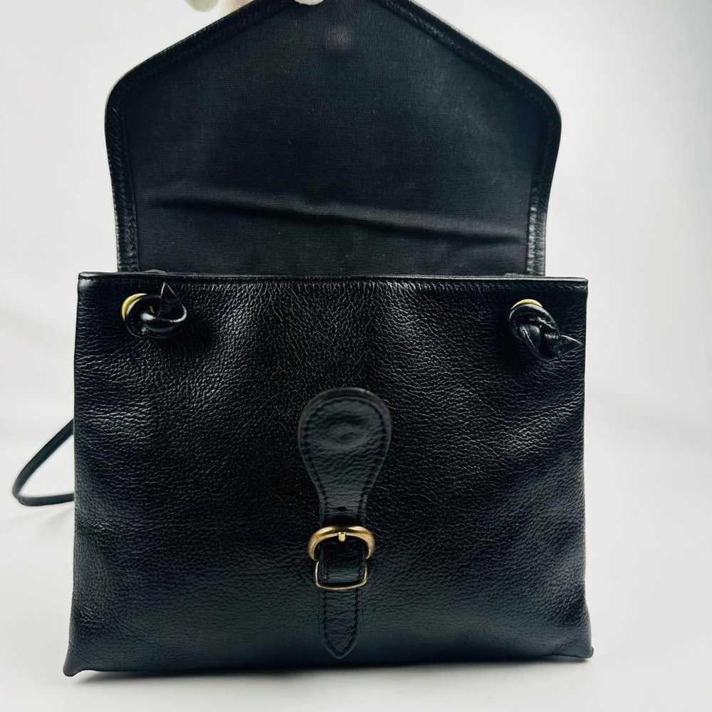 Il Bisonte Shoulder Bag Flap All Leather Sacoche … - image 7