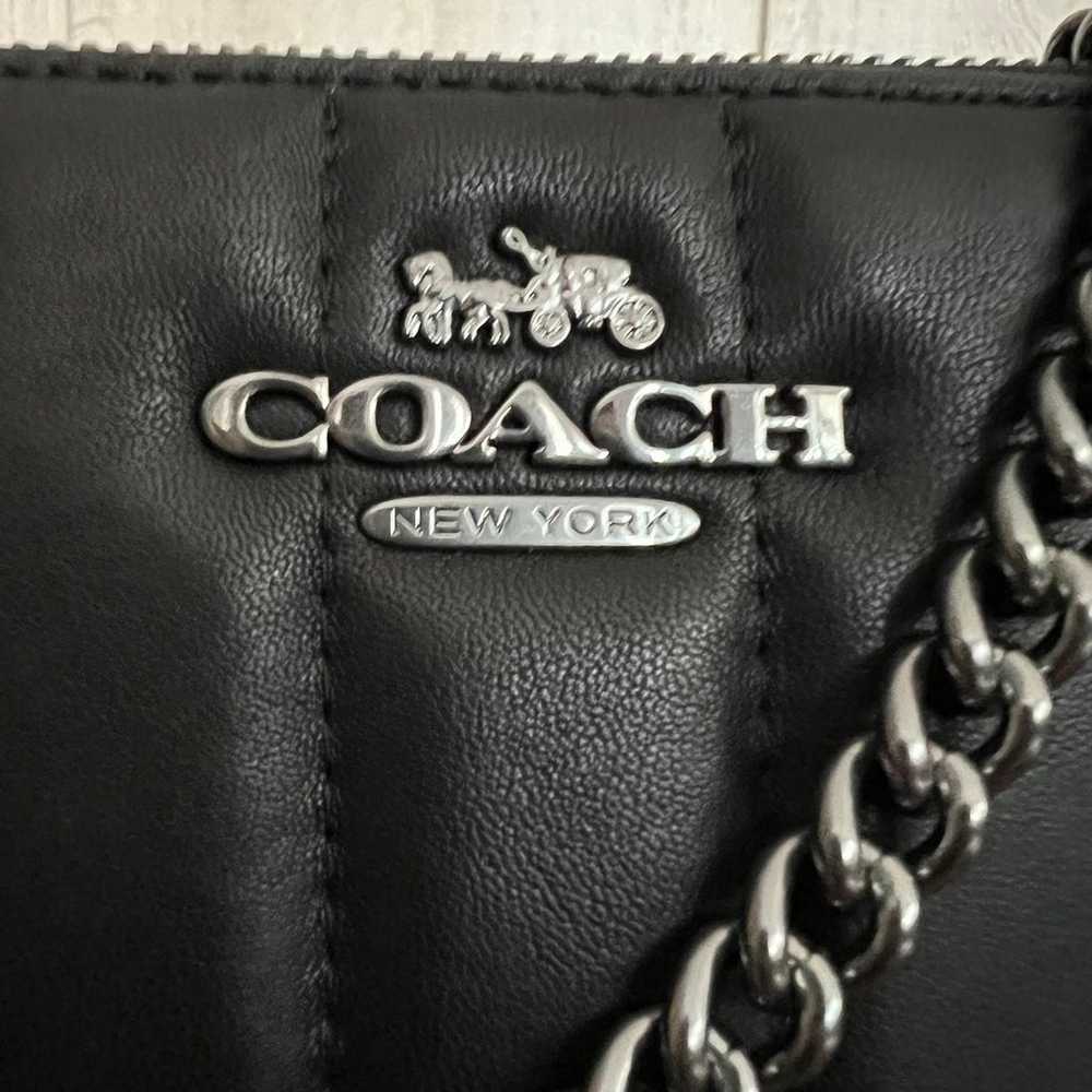 Coach Nolita 19 With Chain With Linear Quilting - image 2