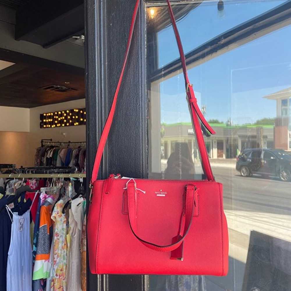 Red Kate Spade Purse - image 1