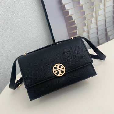 Tory Burch Miller Logo Plaque Shoulder Bag - image 1