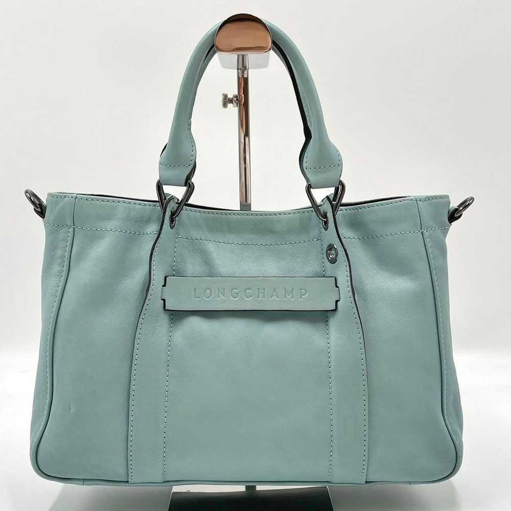 【Excellent condition】Longchamp 3D Logo Tote Bag 2… - image 2