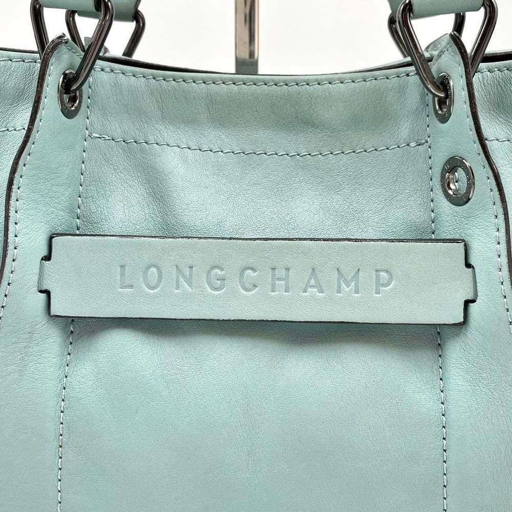 【Excellent condition】Longchamp 3D Logo Tote Bag 2… - image 4