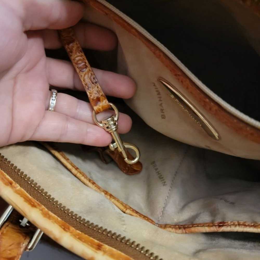 Brahmin Mini Asher Tote in Toasted Almond - image 11