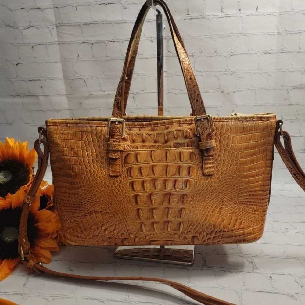 Brahmin Mini Asher Tote in Toasted Almond - image 5