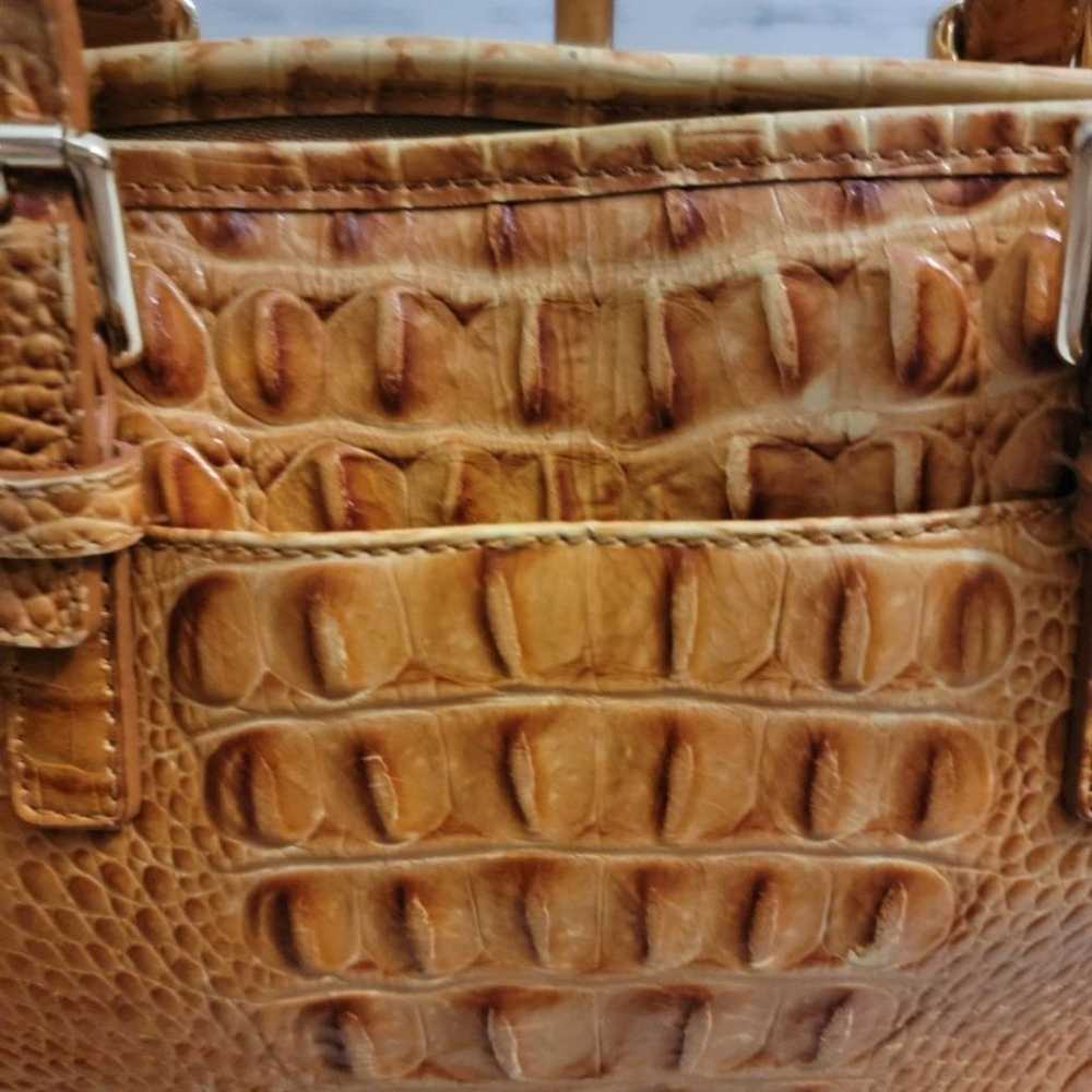 Brahmin Mini Asher Tote in Toasted Almond - image 6