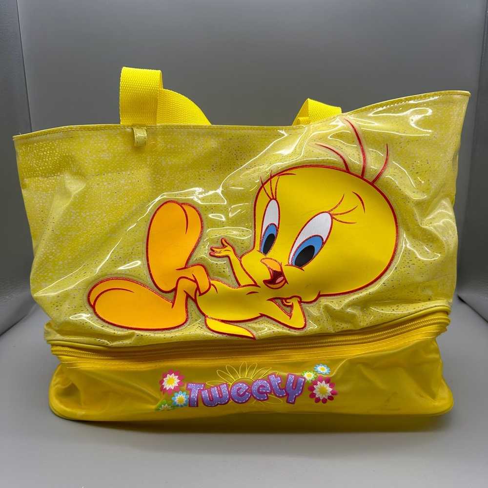 Vintage 1990s extra large Tweety Bird Tote Bird L… - image 1