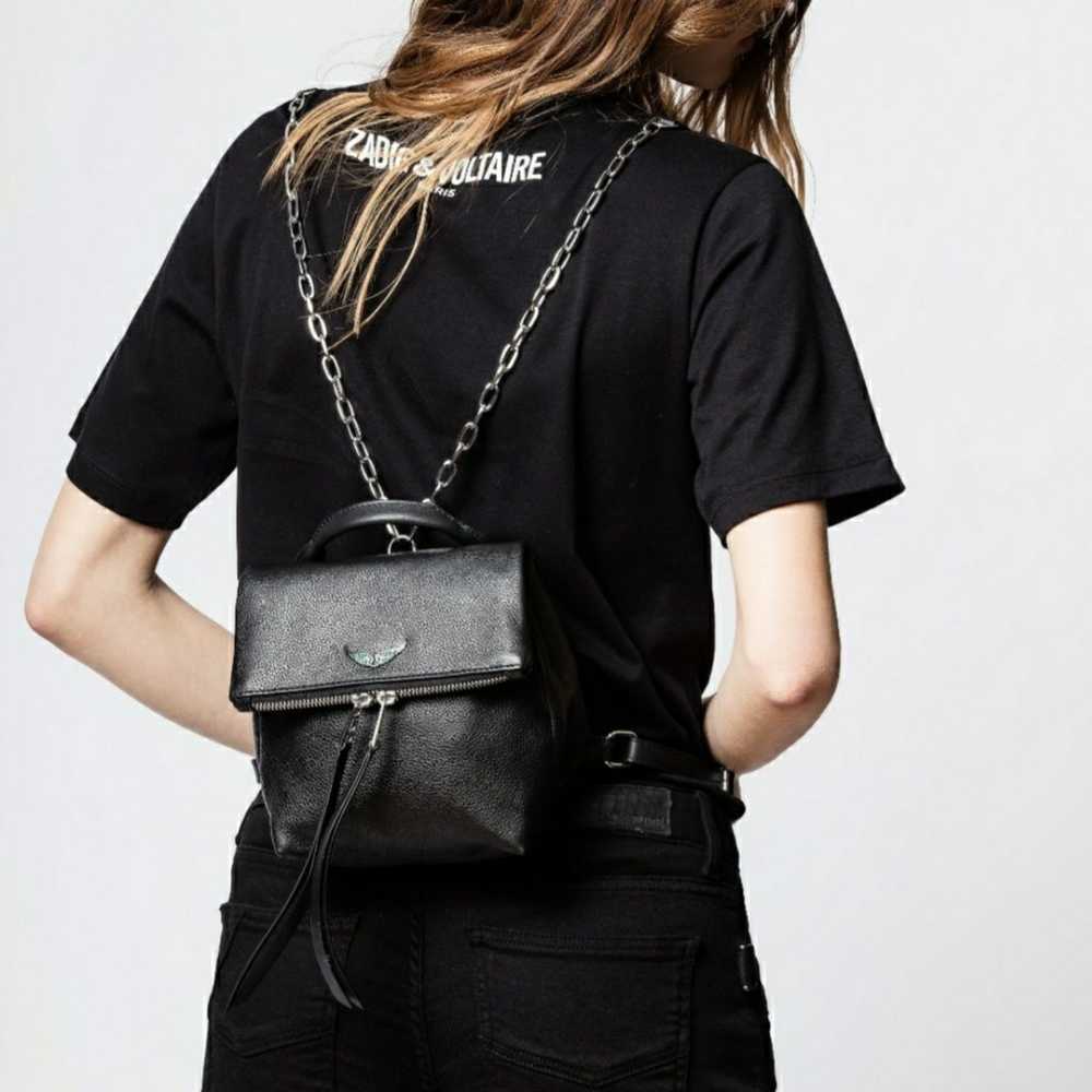 zadig and voltaire Romy mini backpack Biker Goth … - image 12