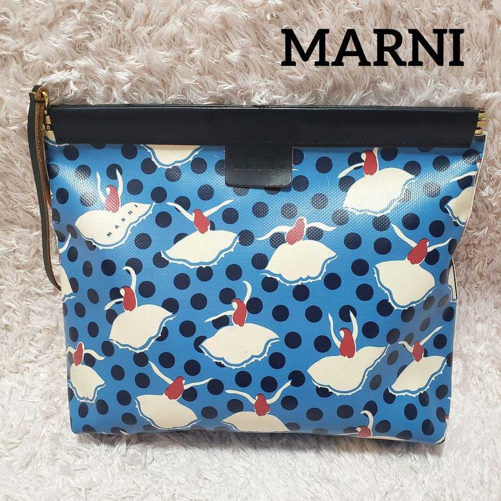 MARNI Ballerina Flower Cafe Clutch Bag Pouch - image 1