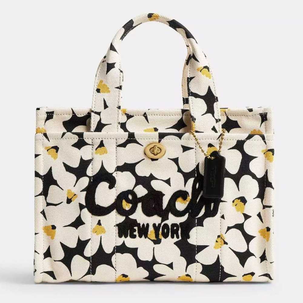 【COACH】Cargo Tote 26 - Floral Print Tote Bag - image 1